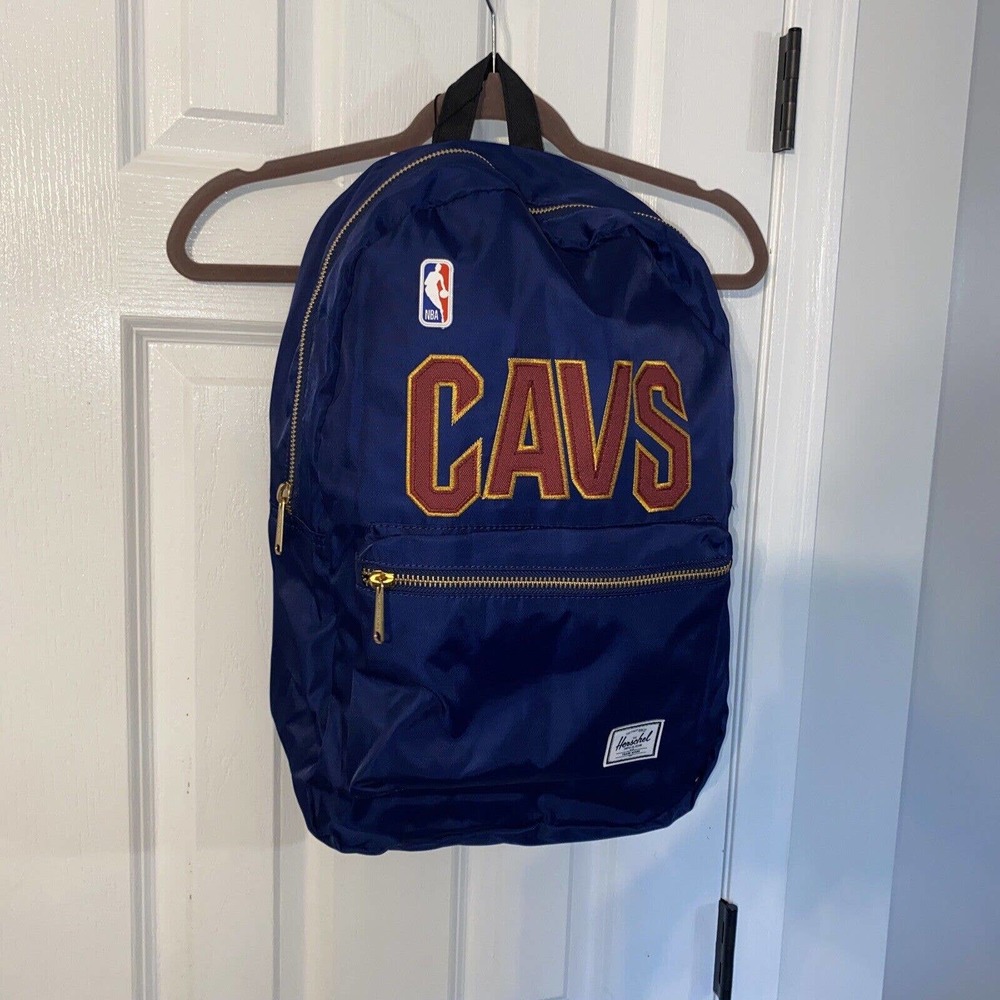 Cleveland Cavaliers Herschel Supply Co. Blue Backpack NBA New Nwt Bag Laptop